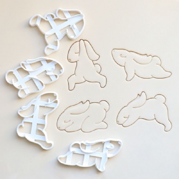 Plastic cookie cutter HL12045